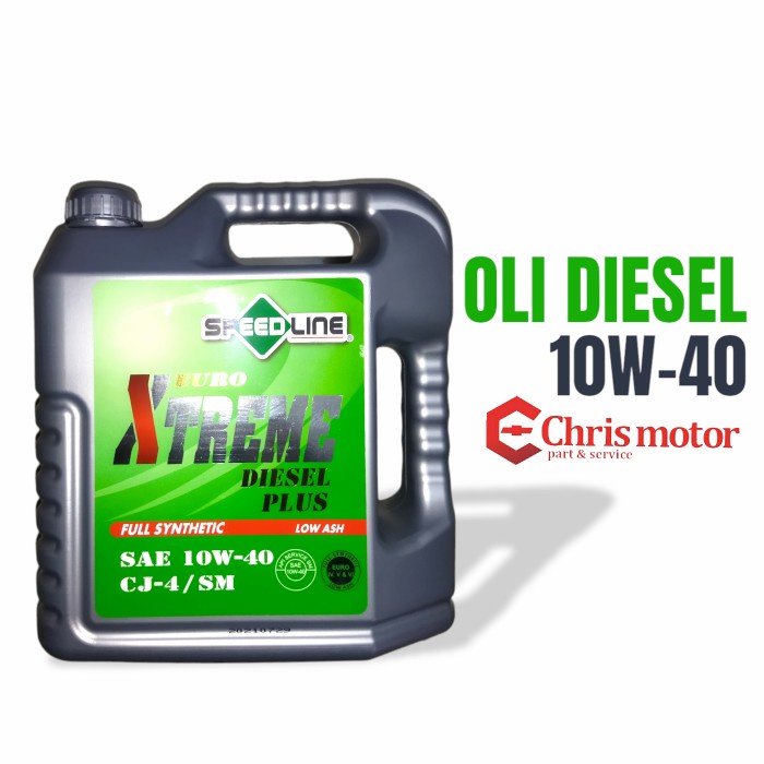 OLI MESIN DIESEL 10W-40 SPEEDLINE KEMASAN 4 LITER ORIGINAL