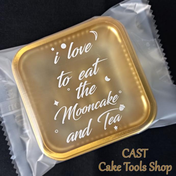 

*****] Plastik Mooncake I Love To Eat Mooncake 100 pcs