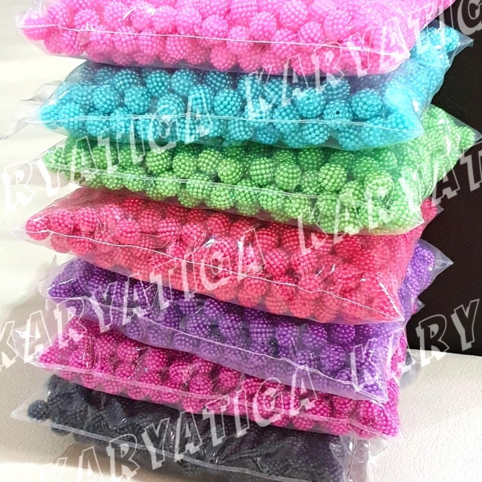 

Manik Mote Beri/Berry Diameter 14 mm - 1 Pon (450 gram)