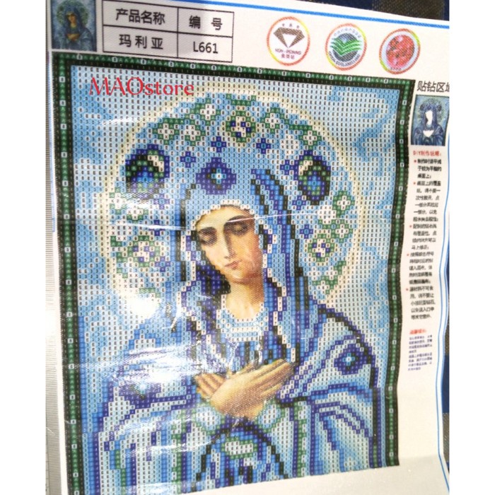 MAOSTORE DIAMOND PAINTING 5D BUNDA MARIA MARY MOTHER O