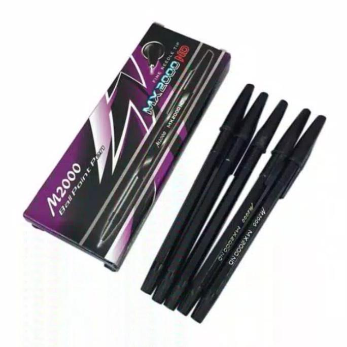 

Pulpen Tinta Hitam Mx2000 Pena Alat Tulis Bollpoint Murah Bolpoin Serbaguna Bolpoint Garis Warna Bolpen Murah