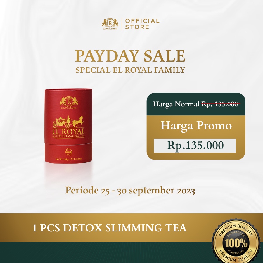 

Best El Royal Detox Slimming Tea - Teh Detox 1 Pcs Terlaris
