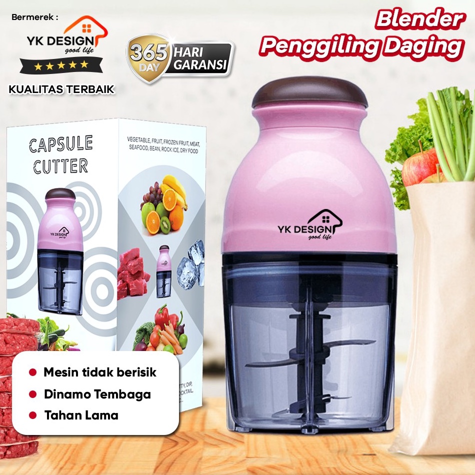 HARGA TERMURAAH Blender Penggiling Daging / Blender mini Capsule / penggiling daging ,buah bermerek 