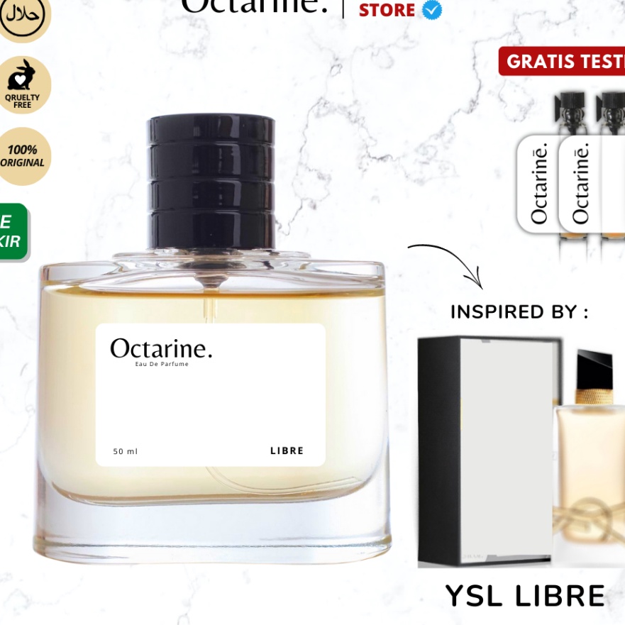 Import Terlaris Octarine - Parfum Wanita Tahan Lama Aroma Fresh Elegant Inspired By LIBRE | Parfume 
