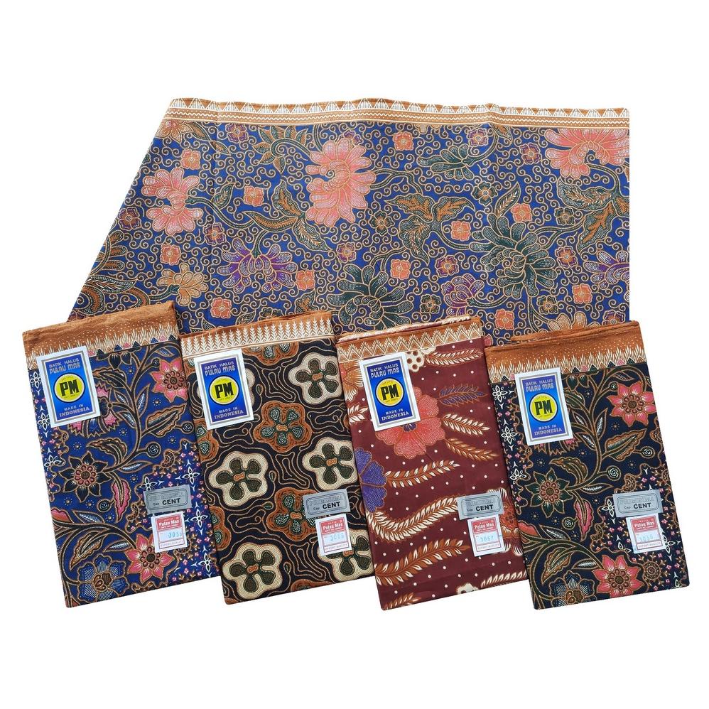 Murah Kain Panjang Batik Kain Pm Pulau Mas Cap Cent Original Kain Jarik Panjang Jarik Batik Samping 