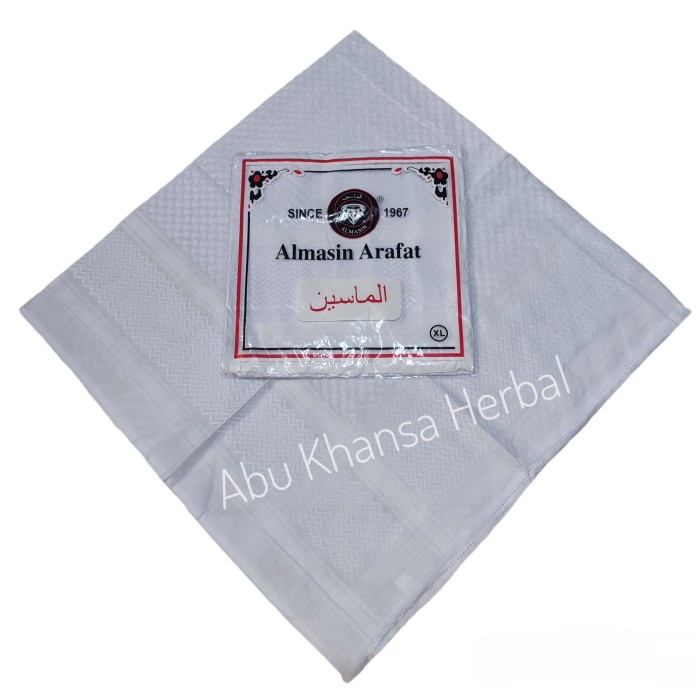 Sorban Sorban Almas Arafat Putih Polos(H2Q2) REAL PICT BISA COD Sorban Palestina Putih Sorban Yaman 