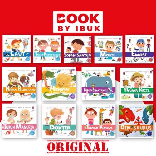 [BIP] Seri Ensiklopedia Balita Cerdas : Dinosaurus, Dokter, Transportasi, Rumah Sakit, Sopan Santun,