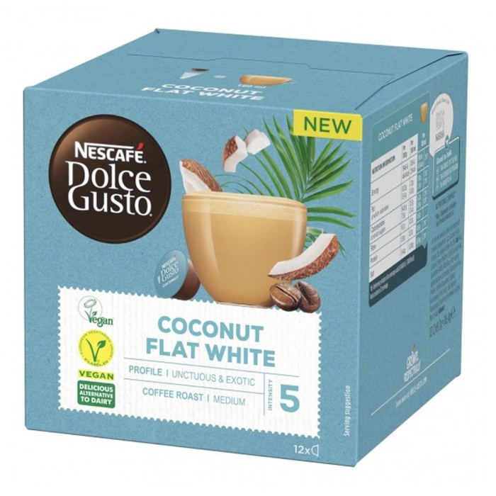 

Nescafe Dolce Gusto Coconut Flat White Coffee Capsule NDG Kapsul Kopi