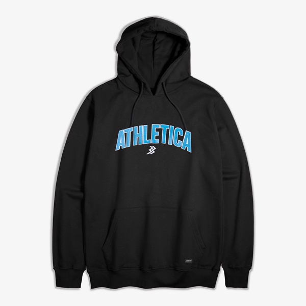 Athletica - Pullover Varsity Base Black | Jacket Olahraga | Hoodie | Sweatshirt | Mantel