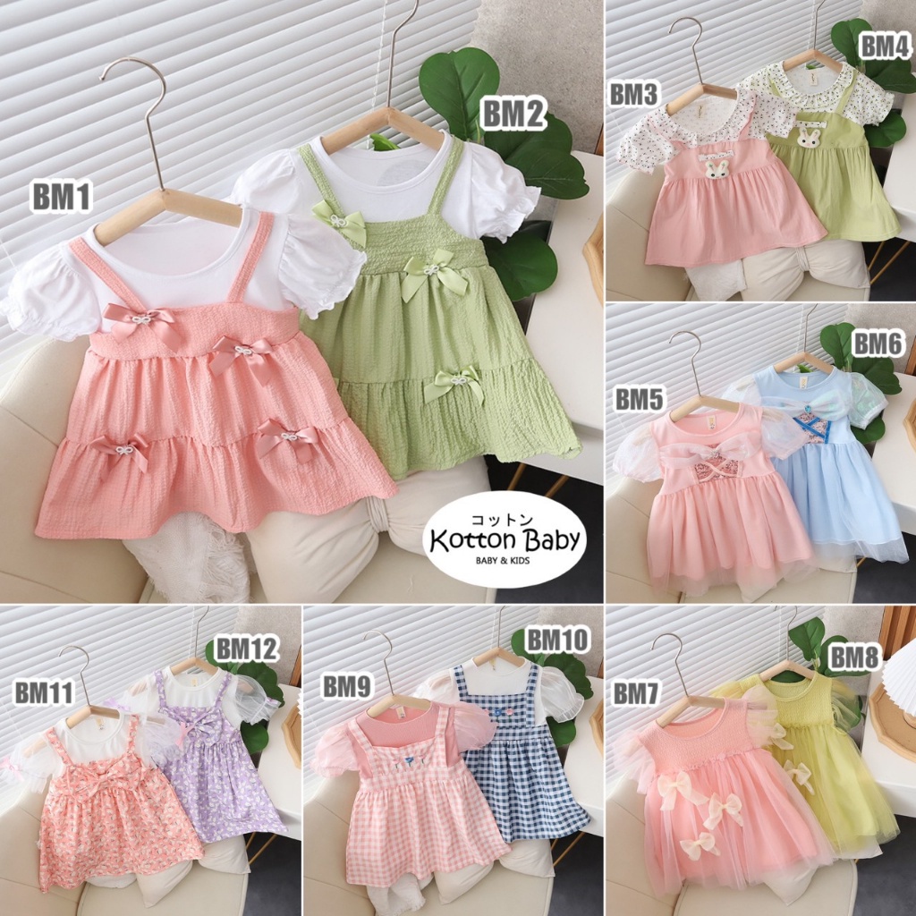 Dress Anak Perempuan 3 4 Tahun 2 5 6 Cewek Umur 9 12 Thn 1 7 8  Kostum Princess Sexy Pink Jasmine An