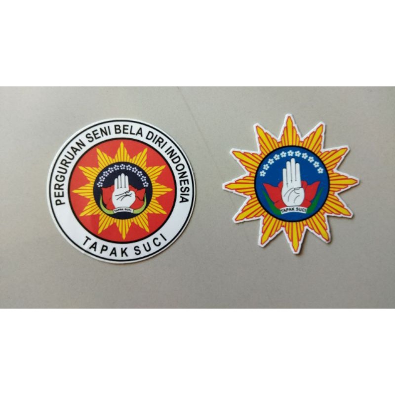 

Stiker Tapak Suci Anti Air Laminasi Doff