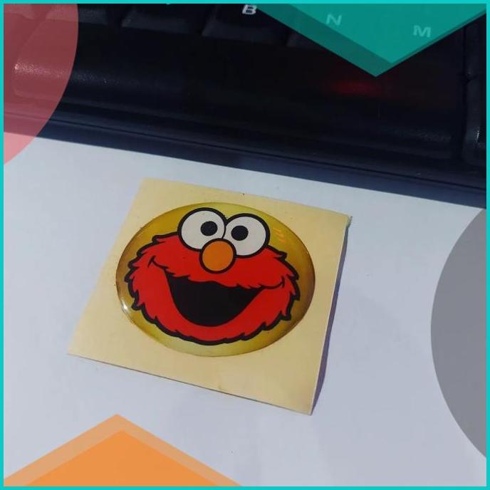 

Sticker Timbul Resin ELMO Merah Oval Logo Stiker Lentur 3D Kecil 20JVLZ3 onderdil