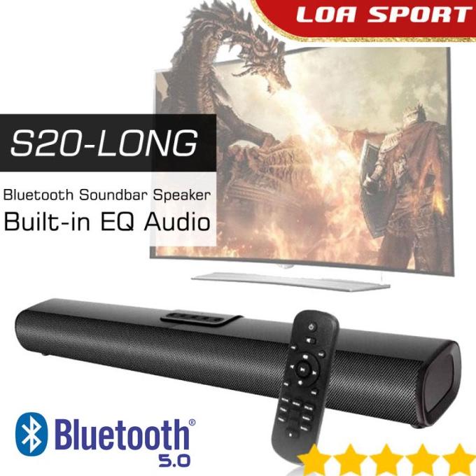 Speaker Soundbar Bluetooth 5.0 50W Equalizer USB HDMI ARC Coaxial AUX
