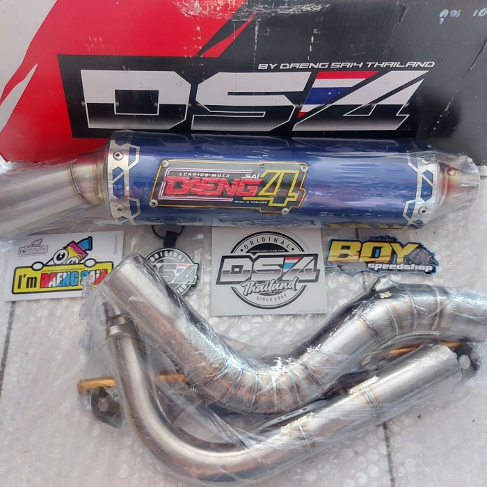 [Baru] Knlpot Daeng Racing Original Thailand For MioFinoSoul 200Cc Berkualitas