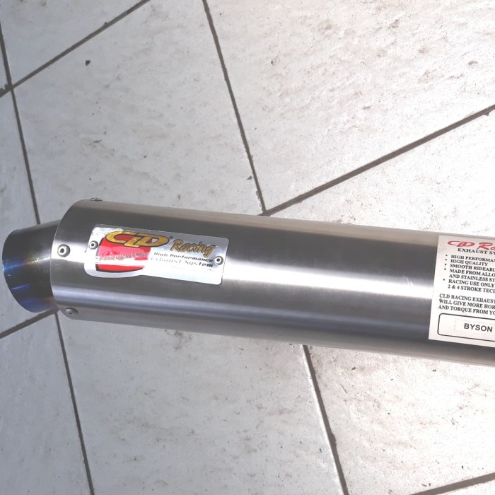 [Baru] Knalpot Cld Byson Original Racing Performance Bisa Gojek