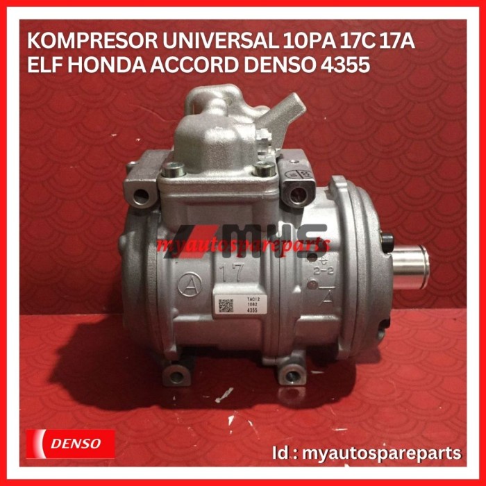 KOMPRESOR UNIVERSAL AC Mobil 10PA 17C-17A HONDA KIA TOYOTA DENSO ASLI best deal