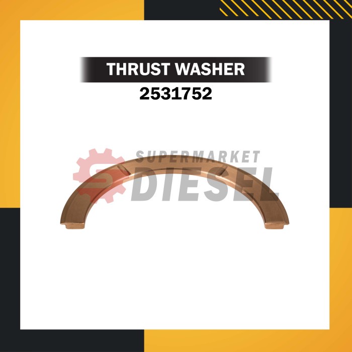 [Baru] Fp Diesel 2531752 / 253-1752 Thrust Washer For Caterpillar 3406 / 3408 Terbaru