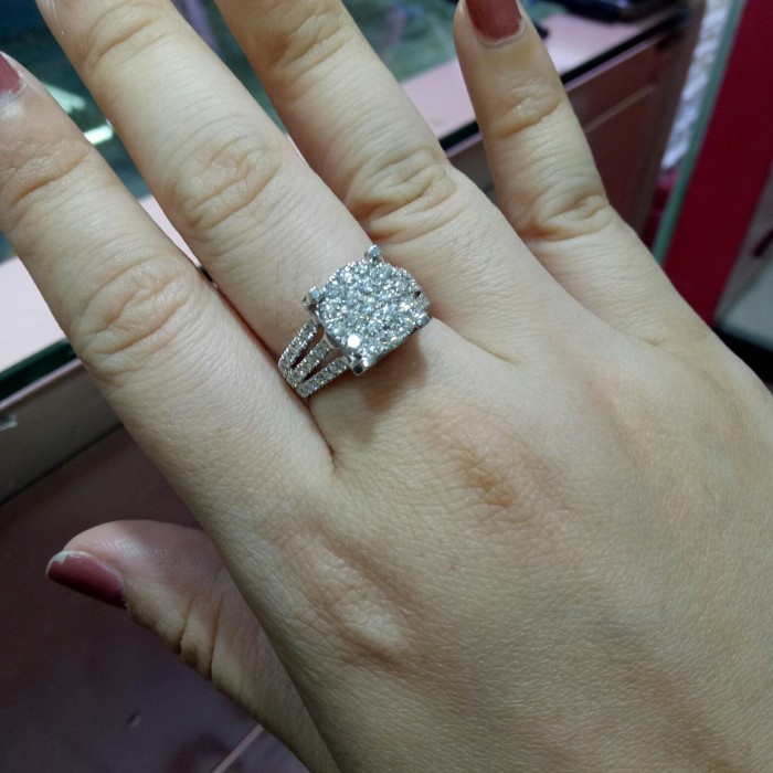 ✨Termurah Cincin Berlian Eropa Tabur Limited