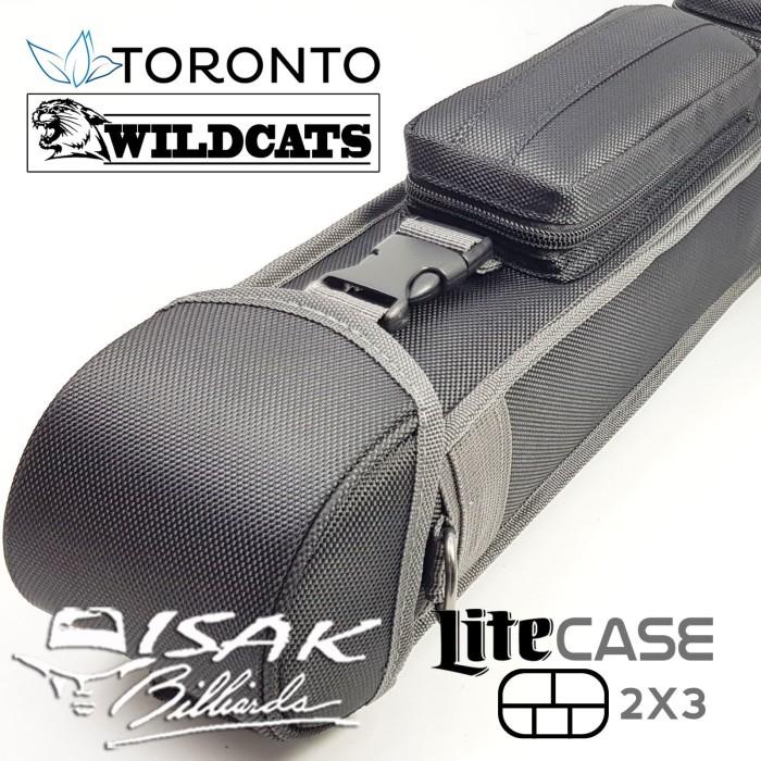 Toronto Wildcats 2X3 191 Hard Lite Cue Case Tas Stick Billiard Biliar