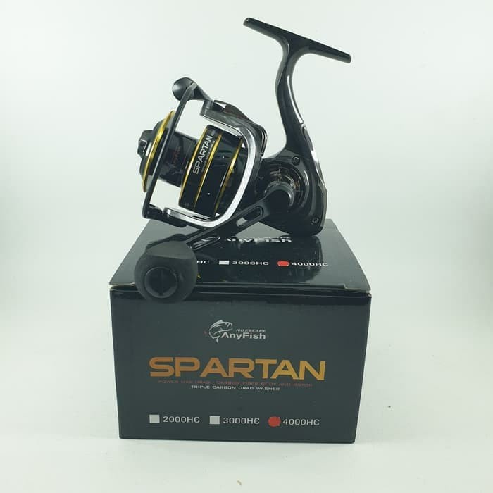 [COD] Reel Pancing Anyfish Spartan 4000C Power Handle Berkualitas