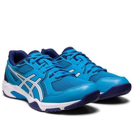 ✨Ori Sepatu Badminton Pria Asics Gel Rocket 10 Men'S Badminton Shoes - Blue Terbaru