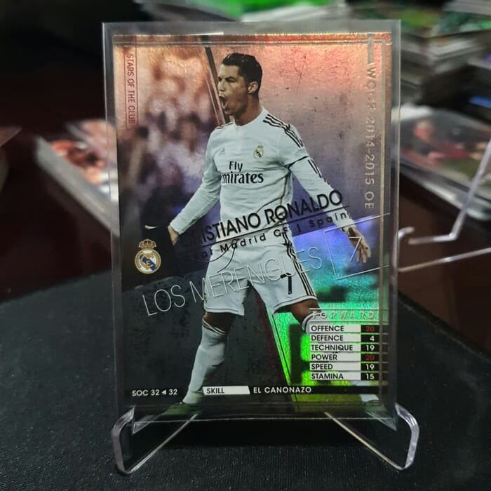 [New] Kartu Bola Panini Wccf Cristiano Ronaldo Real Madrid  The Best Of Cr7 Bisa Gojek