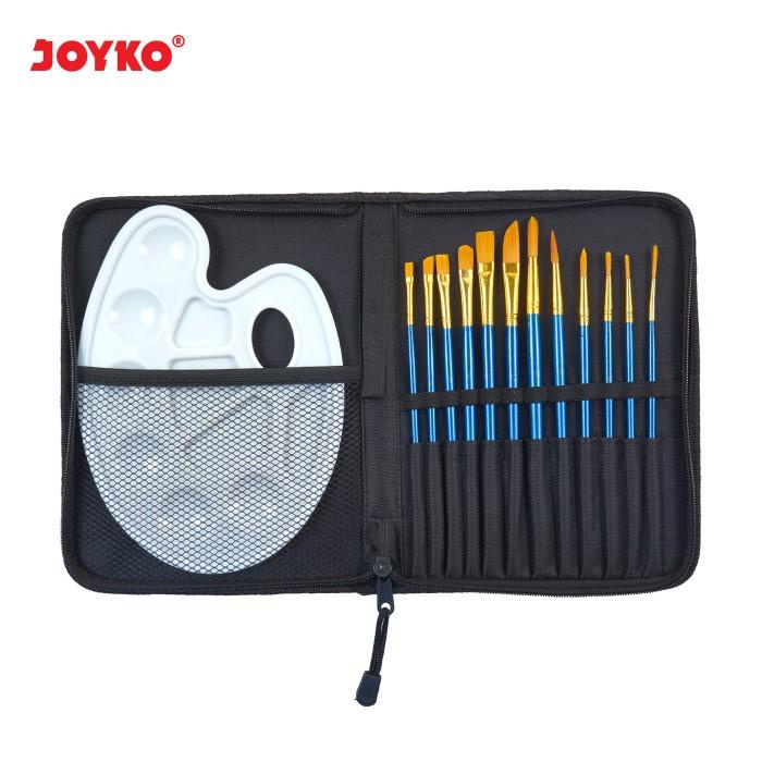 

Joyko Brush Set + Palette / Set Kuas Lukis Cat Acrylic + Palet Brs-7