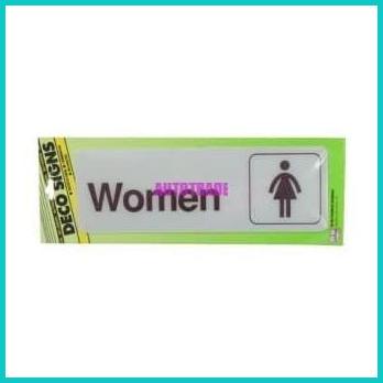 

HY-KO SIGN LABEL STICKER ANODIZED WOMEN STIKER TOILET WOMEN 20JVLZ3 parts