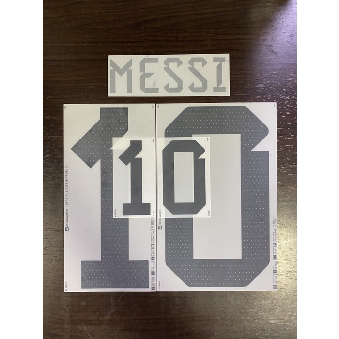 [New] Nameset Argentina Home World Cup 2022 Messi 2 Star For Original Jersey Terbatas