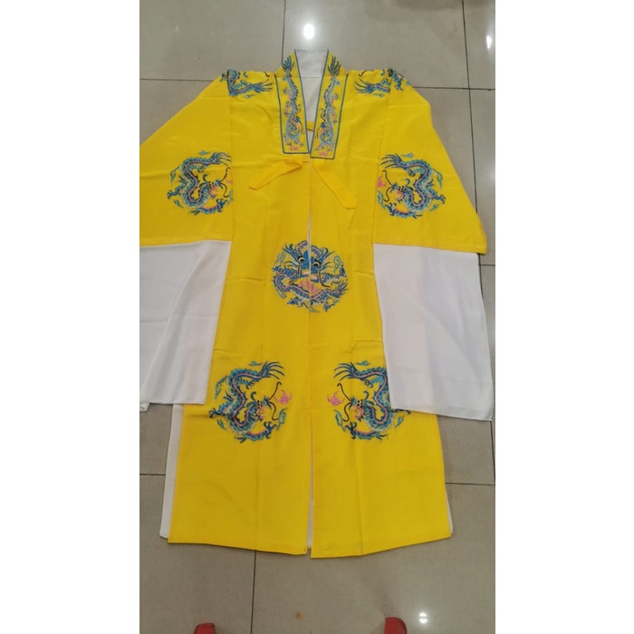 ✨New Baju Tatung / Baju Dewa - Naga - Kuning Limited