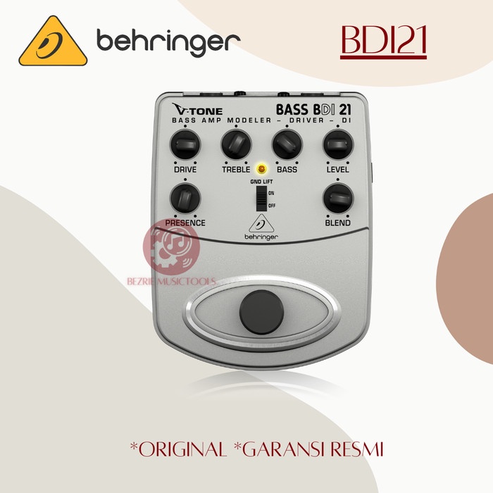 Behringer BDI21 bdi 21 bdi-21 V-Tone Bass Driver DI Pedal