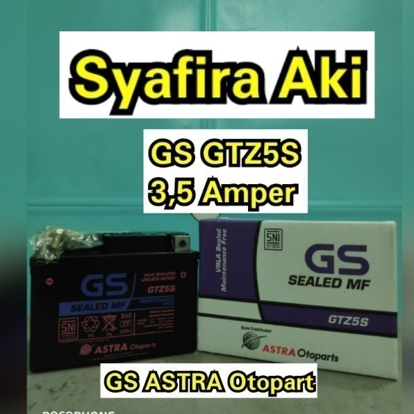✨New Aki Motor Yamaha New Vixion Gtz5S Gs Astra Original Accu Kering Mf Terbatas