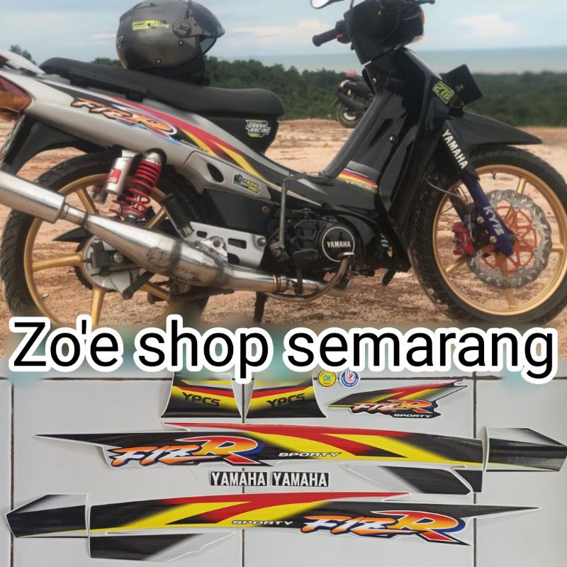 striping f1zr duotone hitam