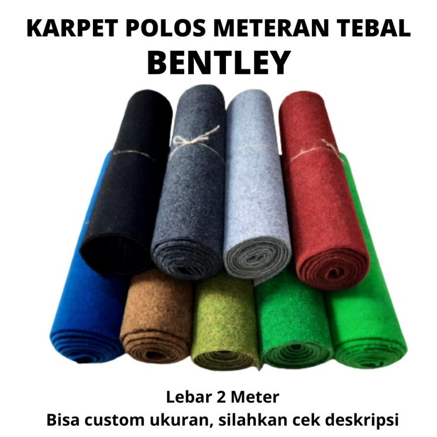 Karpet Bludru BENTLEY Bulu Tebal, 300cm x 200cm Karpet Lantai Exhibition