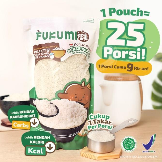 

Fukumi Beras Porang Pouch 1Kg