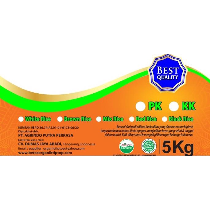 

Beras Hitam Organik Tip Top 5 Kg ( Best Quality )