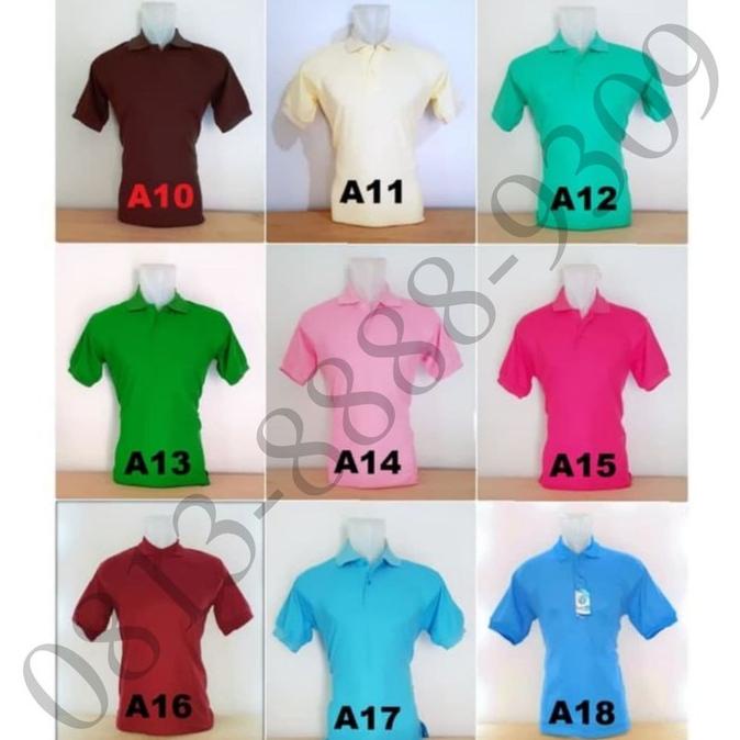 Kaos Polo Shirt Polos Salem Polos / Kaos Kerah Pria / Baju Kaos Kerah