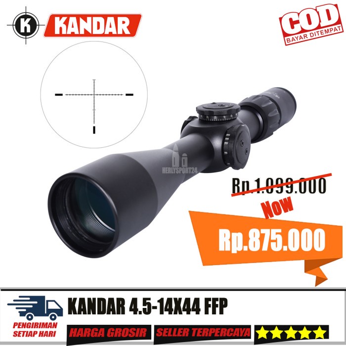 ✨New Ori Teleskop Kandar 4.5-16X44 Ffp Telescope Kandar 4.5-16X44 Ffp Termurah Bisa Sameday