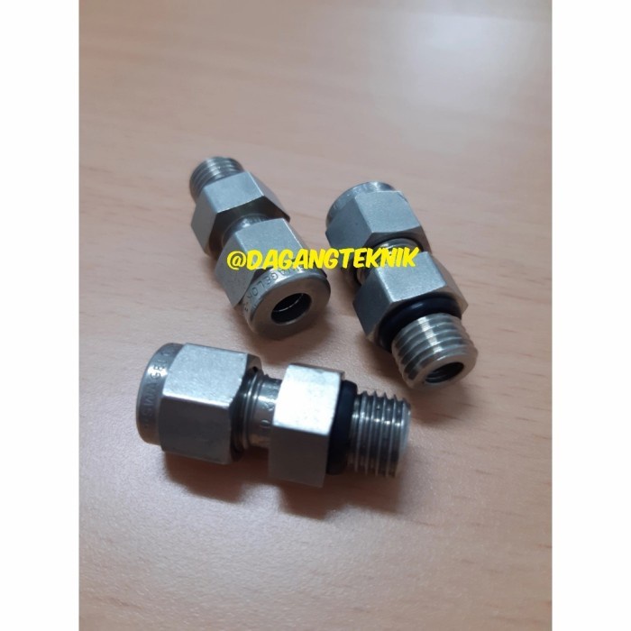Terlaris Male Connector Swagelok 1/8 Bspp X 1/4 Od