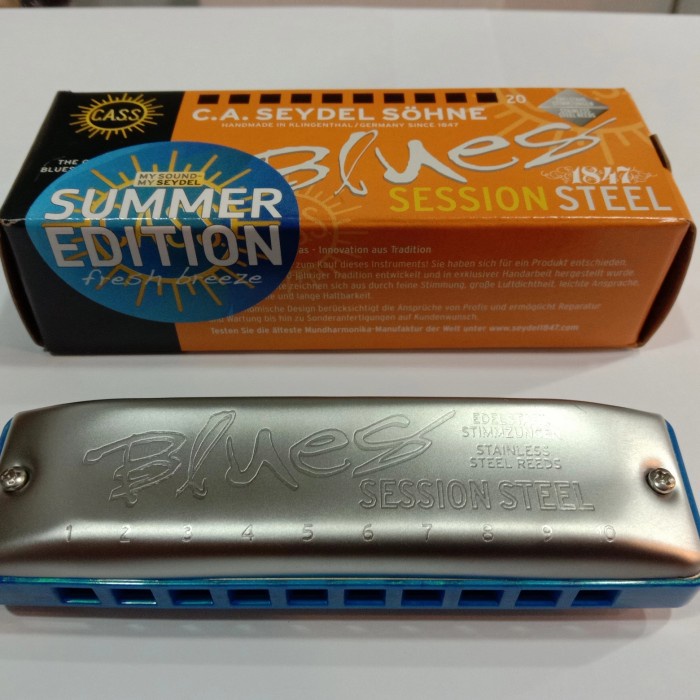 

✨Sale Harmonica Harmonika Seydel Session Steel Summer Edition Diskon