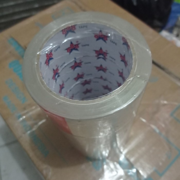 

✨Sale Lakban Bening 2 Inch 90 Yard 1Dus Isi 72Roll Terbaru