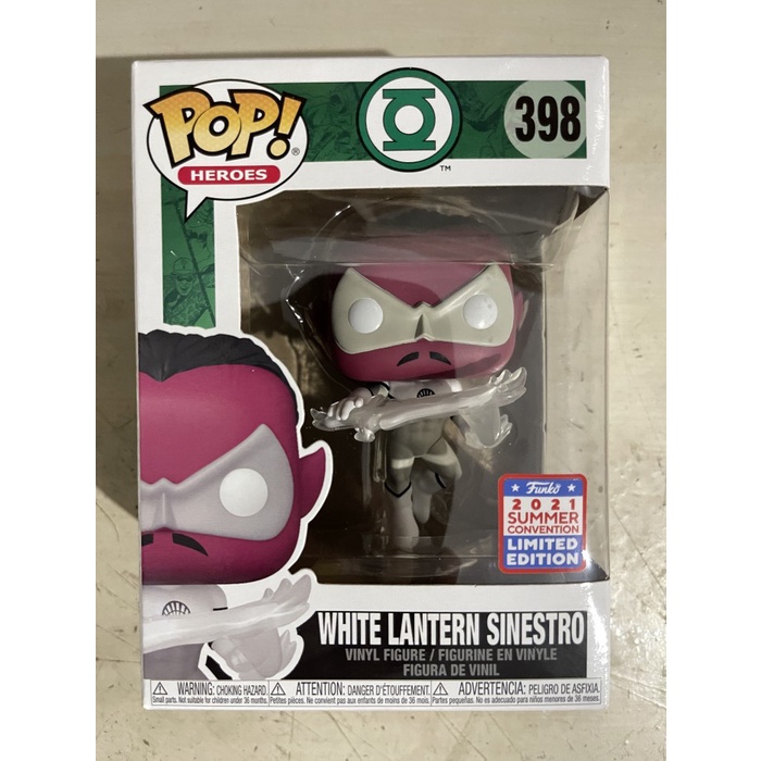 ✅Baru Funko Pop Heroes: Green Lantern - White Lantern Sinestro [Sdcc 2021] Terbaru
