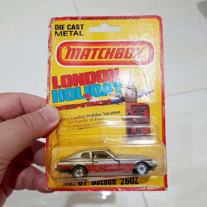 ✨New Matchbox Lesney Vintage 1981 London Holiday Datsun 260Z Ultra Rare Bisa Sameday