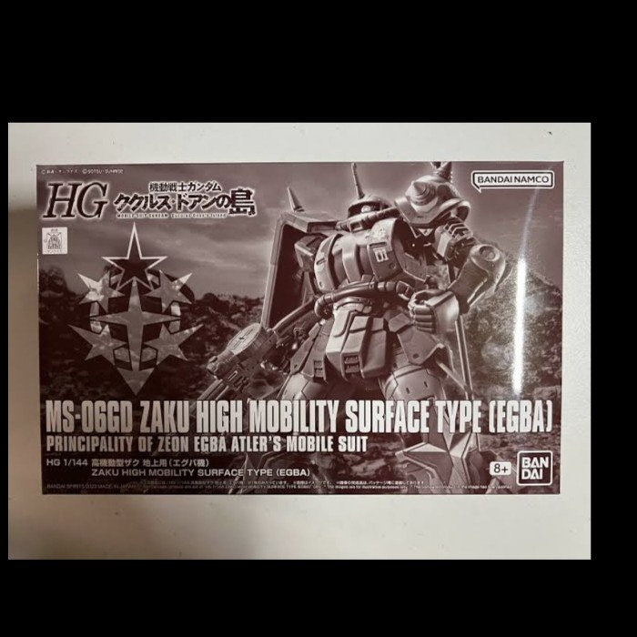 ✨New Hg Ms-06Gd Zaku High Mobility Surface Type Egba Pbandai Berkualitas