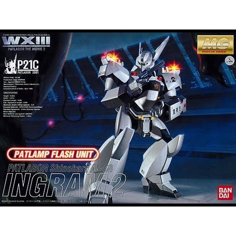 ✨New Mg 1/35 Patlabor Av-98 Ingram 2 Patlamp Flash Unit Led Terbaru