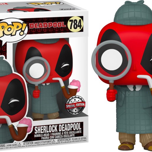 ✅Baru Funko Pop Original Marvel Deadpool - Sherlock Deadpool Terbatas