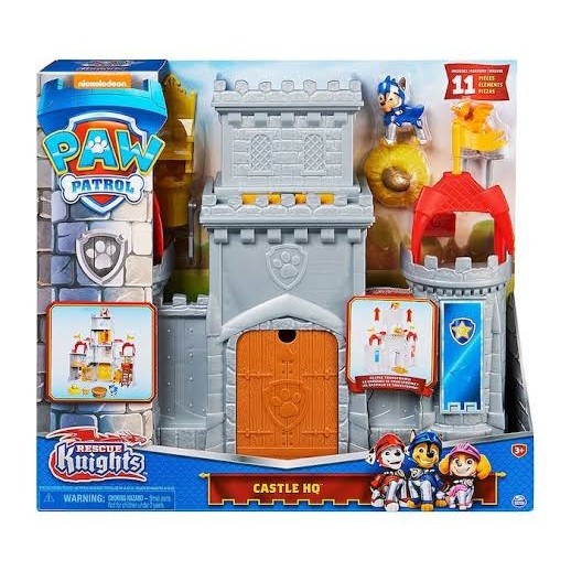 ✨New Paw Patrol Rescue Knights Castle Hq Playset Terbatas