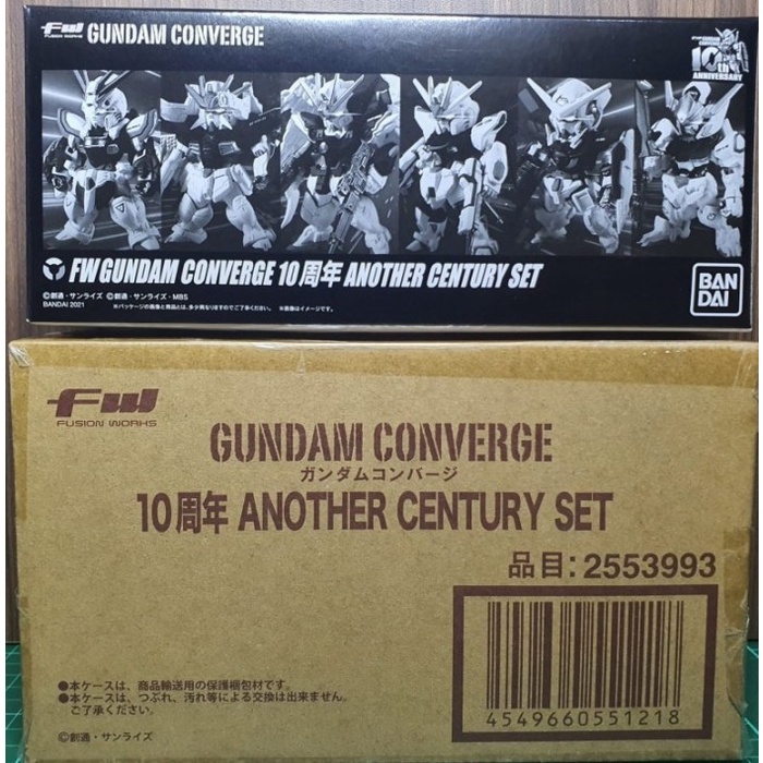 ✨New Fw Gundam Converge 10 Anniversary Another Century Set Berkualitas