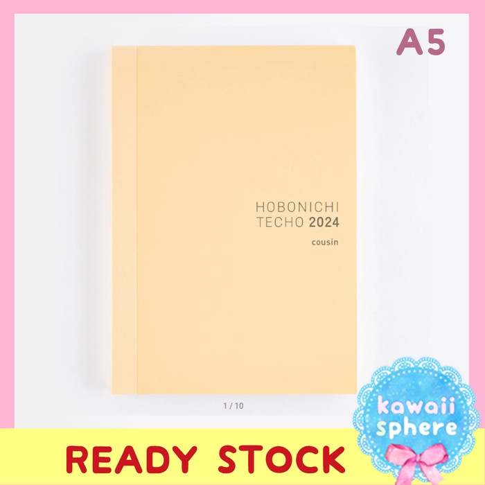 

✨Sale Hobonichi Techo 2024 A5 Cousin Book Japanese Jan Start Ready Stock Terbatas