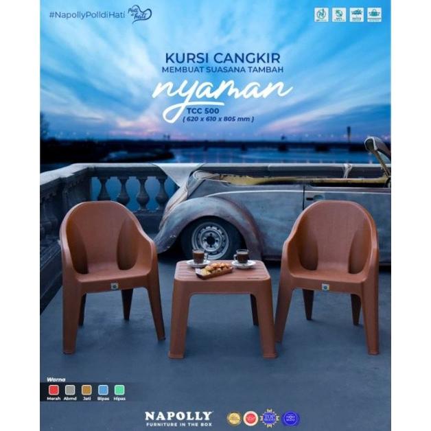 Baru Kursi Teras Plastik /Kursi Teras Tcc Napolly/Kursi Cangkir Wandahobes